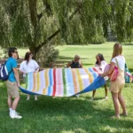 Dock & Bay Picknick-Decke Candy Stripes, Detailansicht 3 | One Horizon