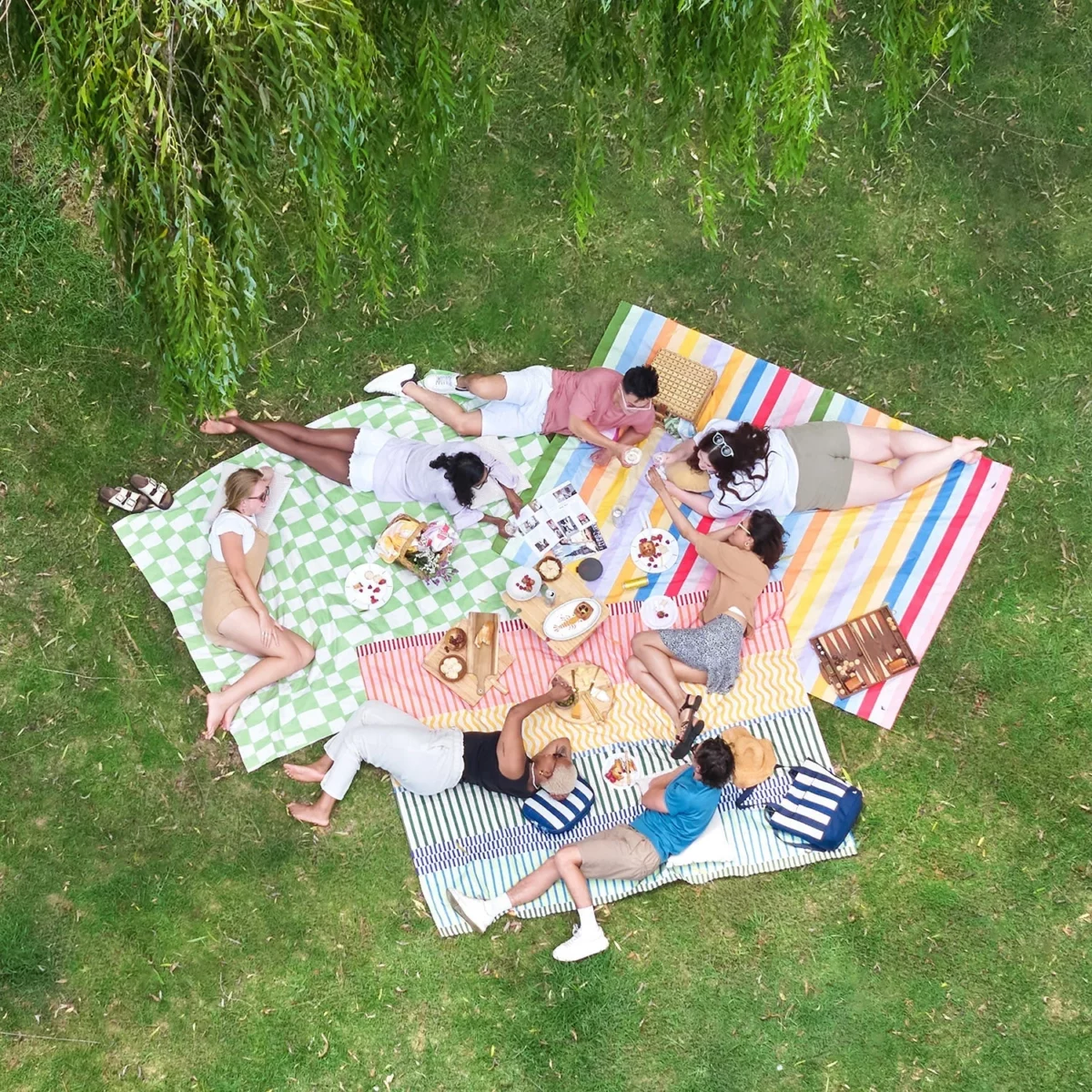 Dock & Bay Picknick-Decke Candy Stripes, Detailansicht 6 | One Horizon