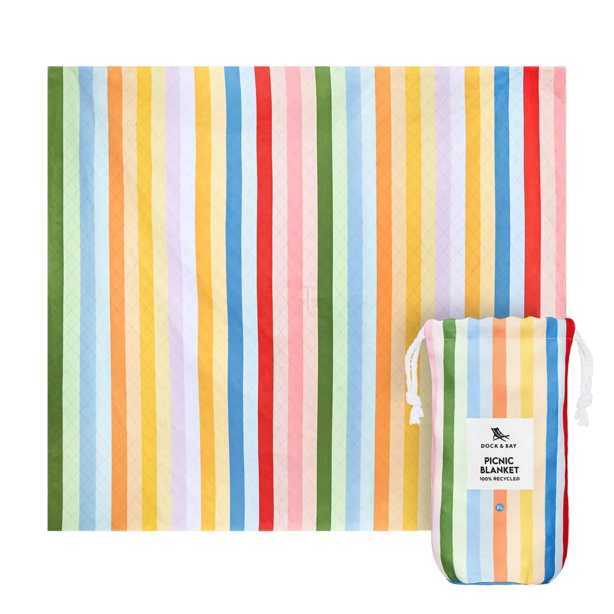 Dock & Bay Picknick-Decke Candy Stripes, Detailansicht 11 | One Horizon