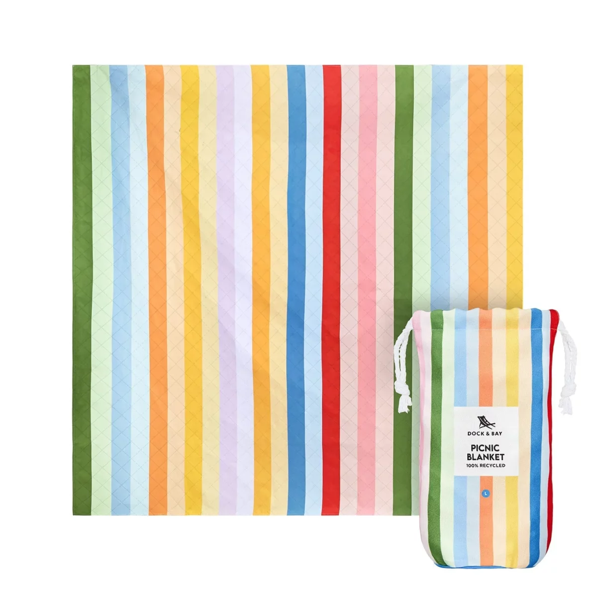Dock & Bay Picknick-Decke Candy Stripes, Detailansicht 12 | One Horizon