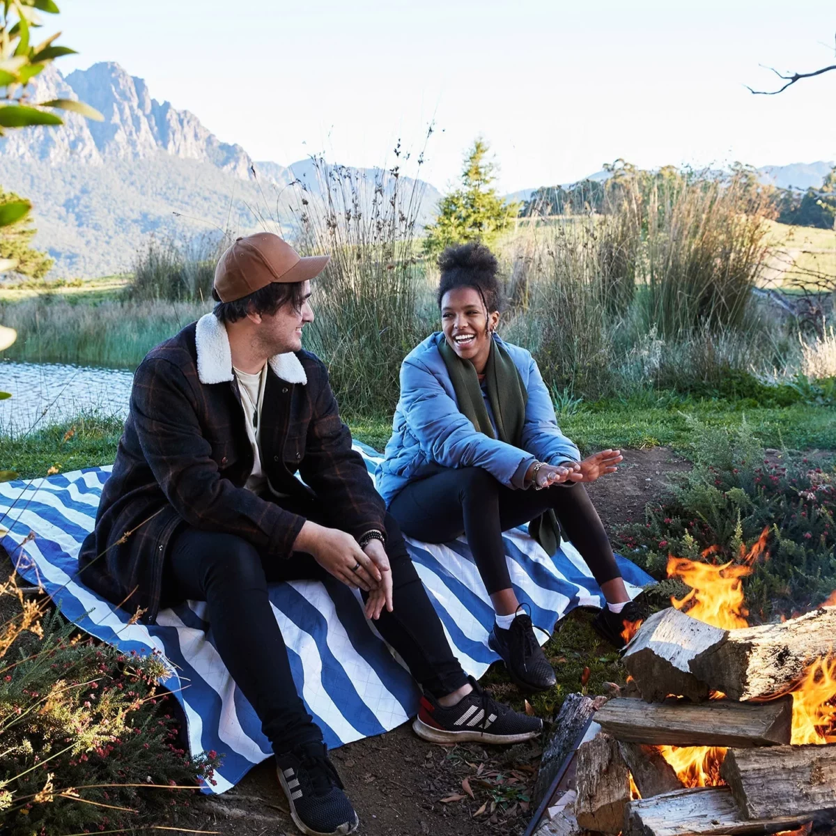 Dock & Bay Picknick-Decke Navy L, Detailansicht 12 | One Horizon