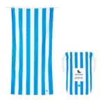 Serviette de plage Dock & Bay CABANA L Blue | One Horizon