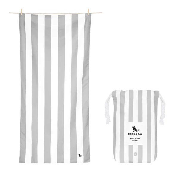 CABANA beach towel - L, Light Grey