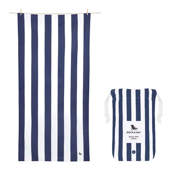 CABANA beach towel - L, Navy