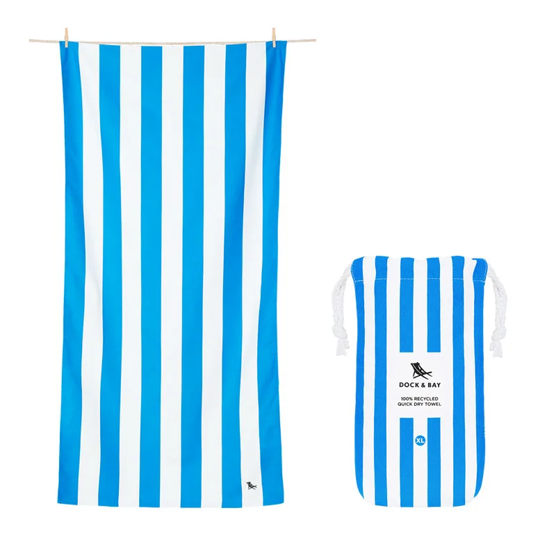 Dock & Bay Strandtuch CABANA XL Blue | One Horizon