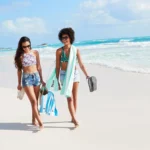 Serviette de plage Dock & Bay CABANA XL Light Blue, vue détaillée 8 | One Horizon