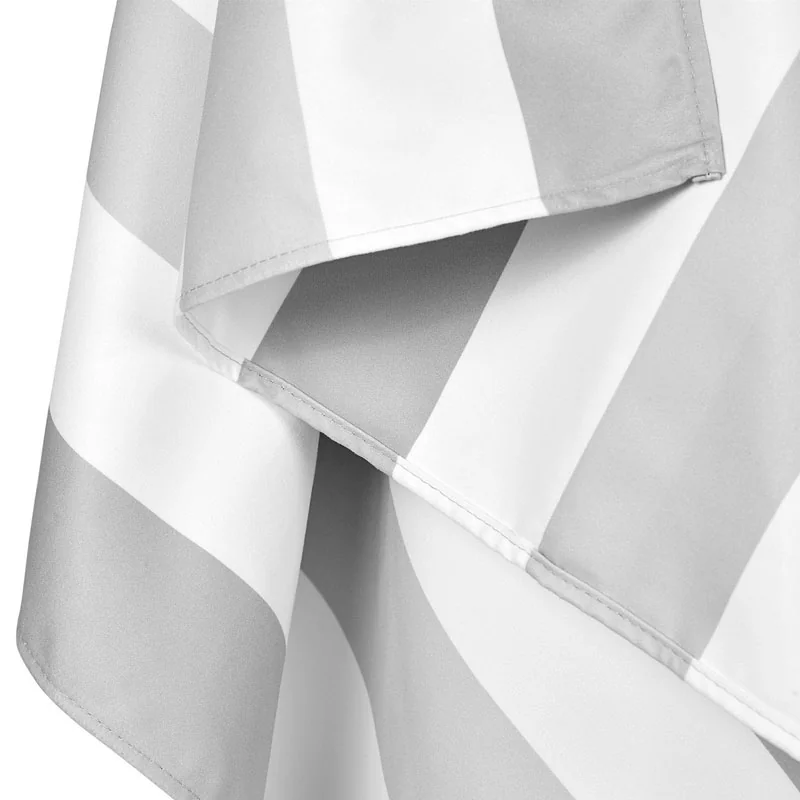 Serviette de plage Dock & Bay CABANA XL Light Grey, vue détaillée 2 | One Horizon