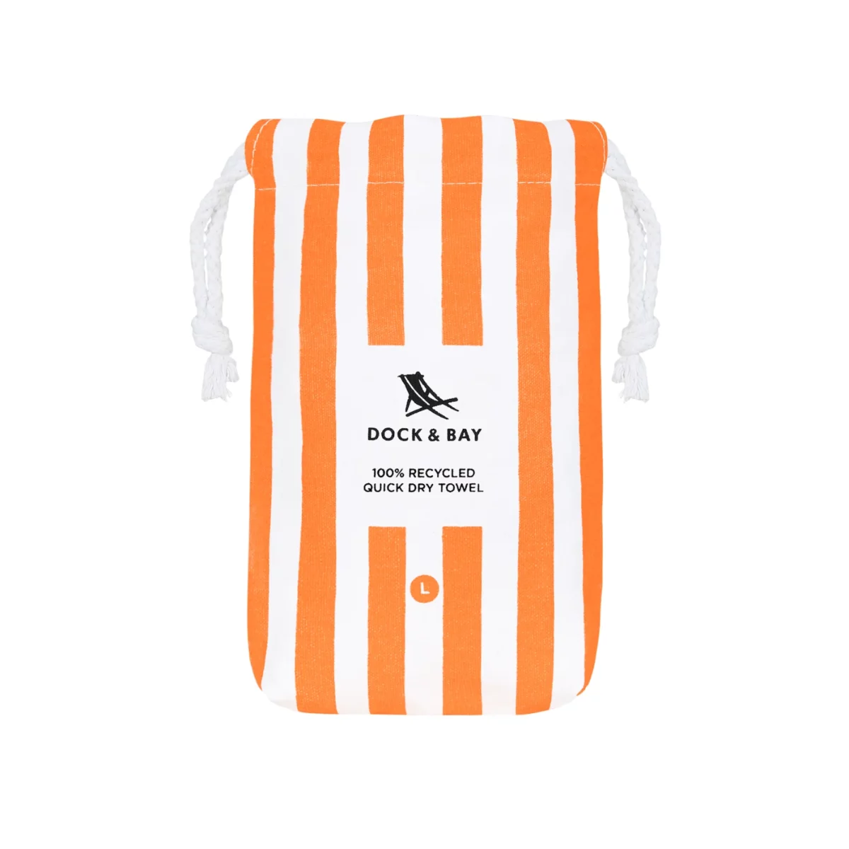 Serviette de plage Dock & Bay CABANA XL Orange, vue détaillée 3 | One Horizon