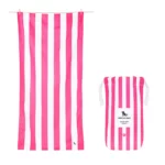 Serviette de plage Dock & Bay CABANA XL rose | One Horizon