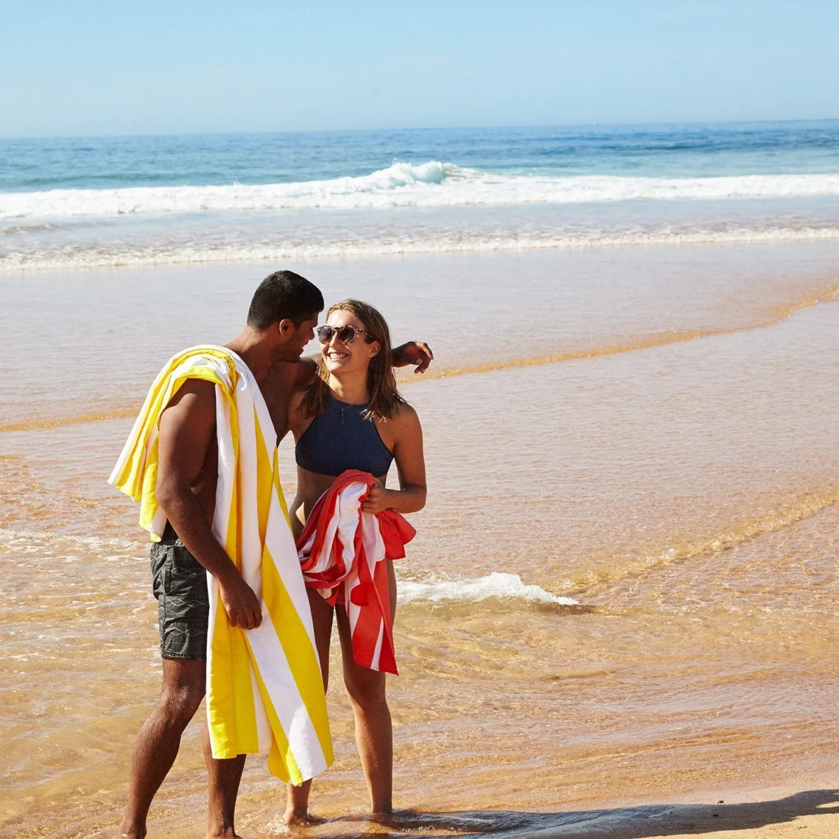 Serviette de plage Dock & Bay CABANA XL Yellow, vue détaillée 11 | One Horizon