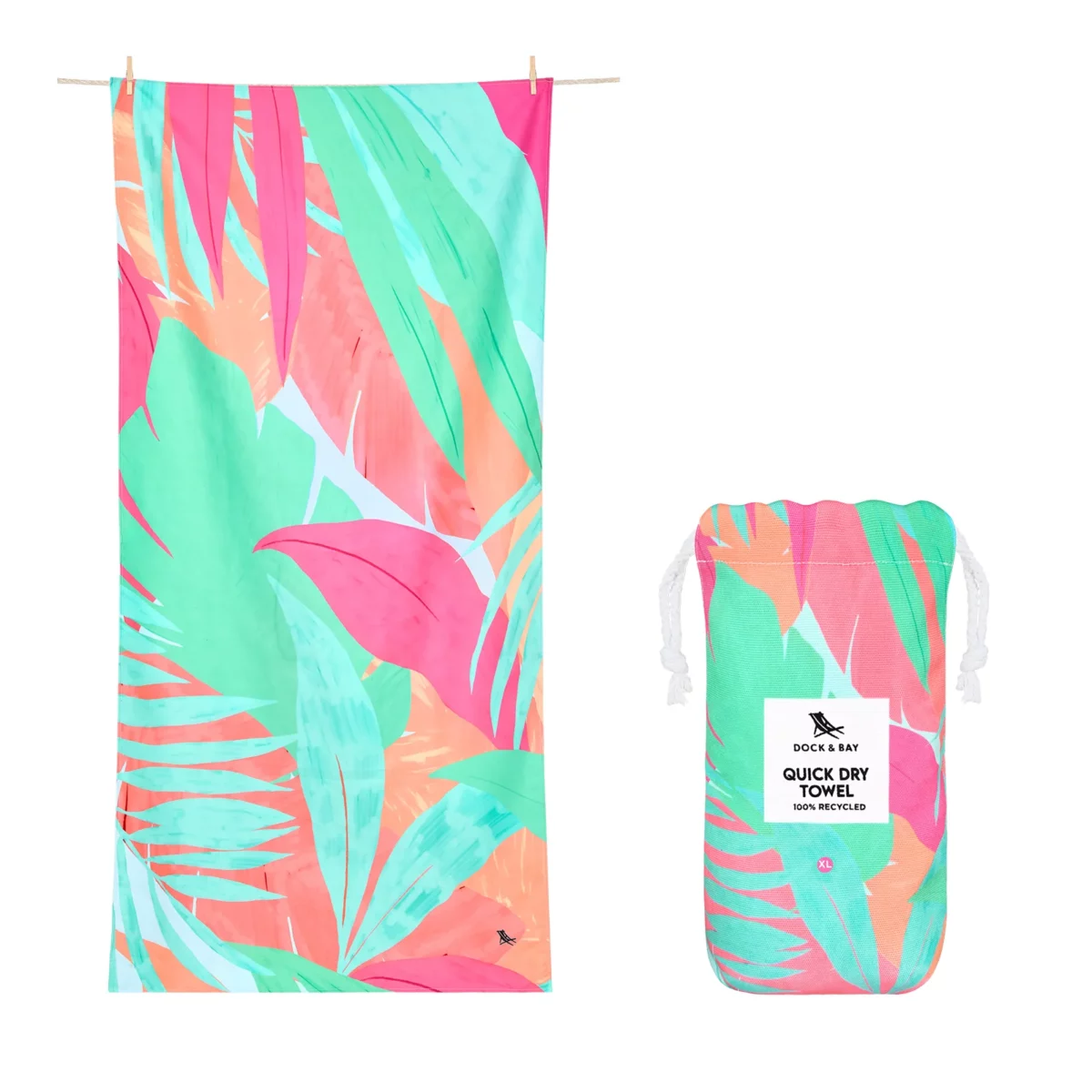 Dock & Bay DES XL Hot Tropics Beach Towel | One Horizon