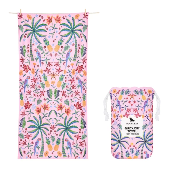 Beach towel DES XL - Pink Paradise
