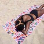 Dock & Bay DES XL Pink Paradise Beach Towel, Detail View 2 | One Horizon