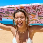 Dock & Bay DES XL Pink Paradise Beach Towel, Detail View 3 | One Horizon