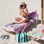 Dock & Bay DES XL Pink Paradise Beach Towel, Detail View 6 | One Horizon