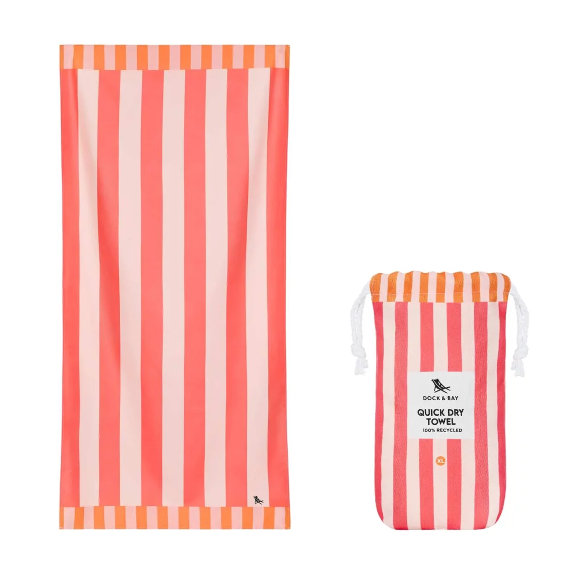 Dock & Bay Beach Towel DES XL Raspberry Road, Detail View 2 | One Horizon