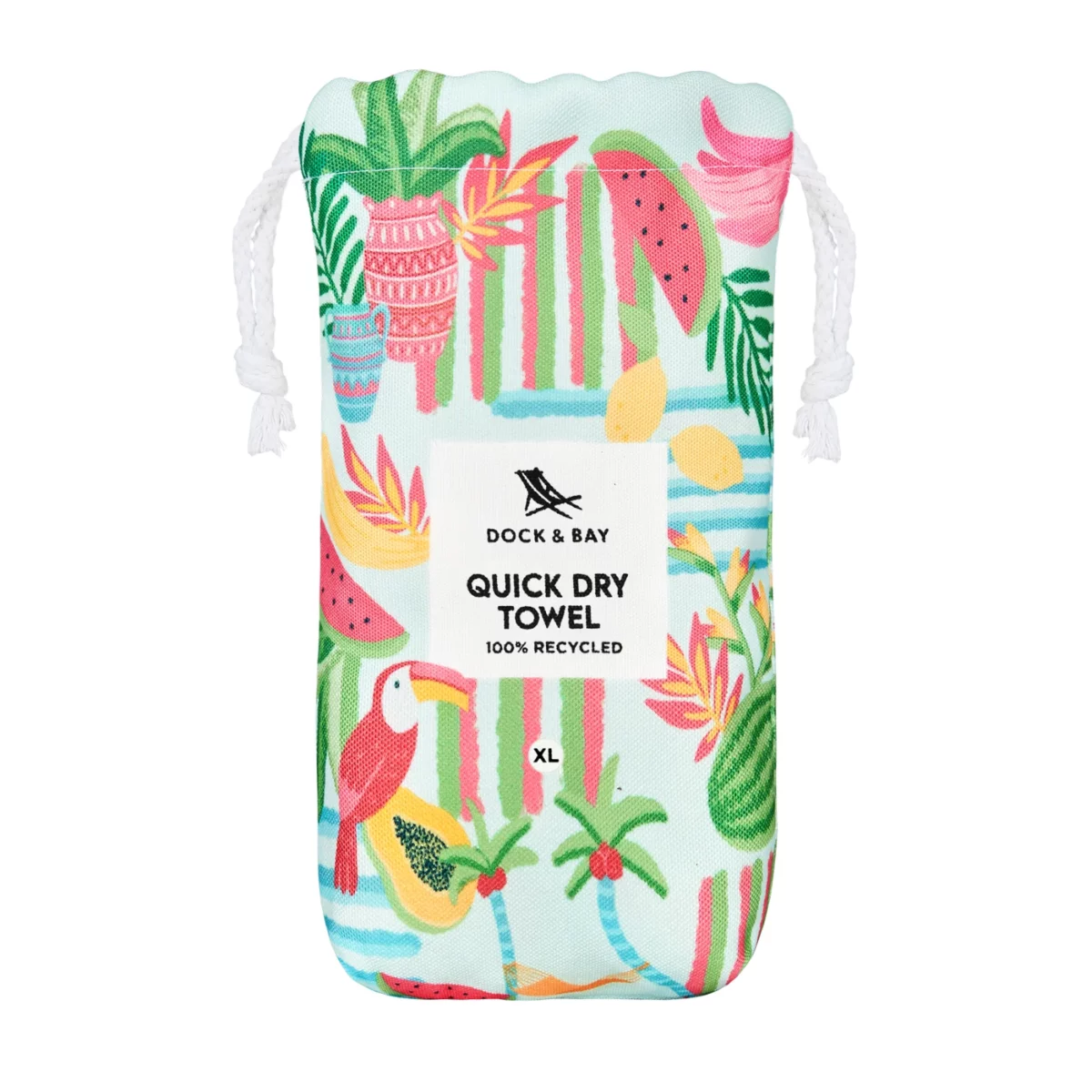 Dock & Bay DES XL Tropicana Treat Beach Towel, Detail View 3 | One Horizon