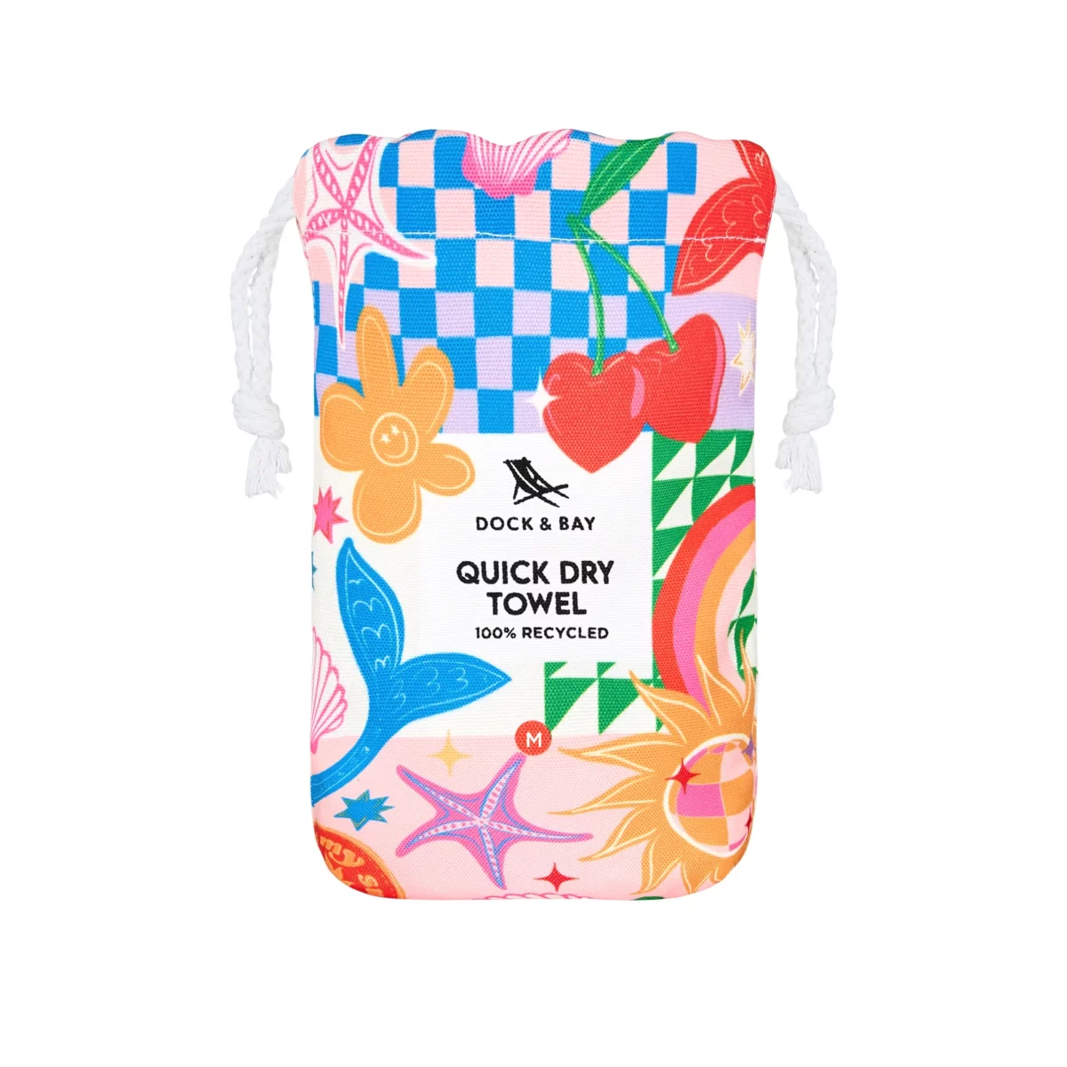 Serviette de plage Dock & Bay KIDS M Good Vibes Club, vue détaillée 3 | One Horizon
