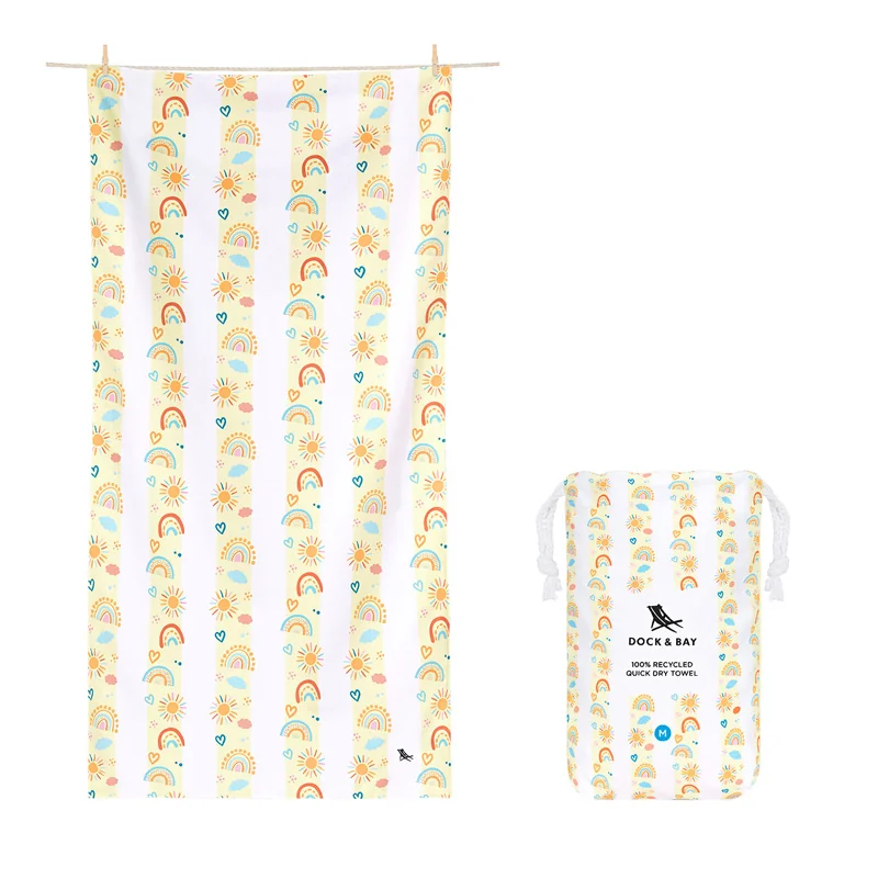 Serviette de plage Dock & Bay KIDS M Rainbow | One Horizon