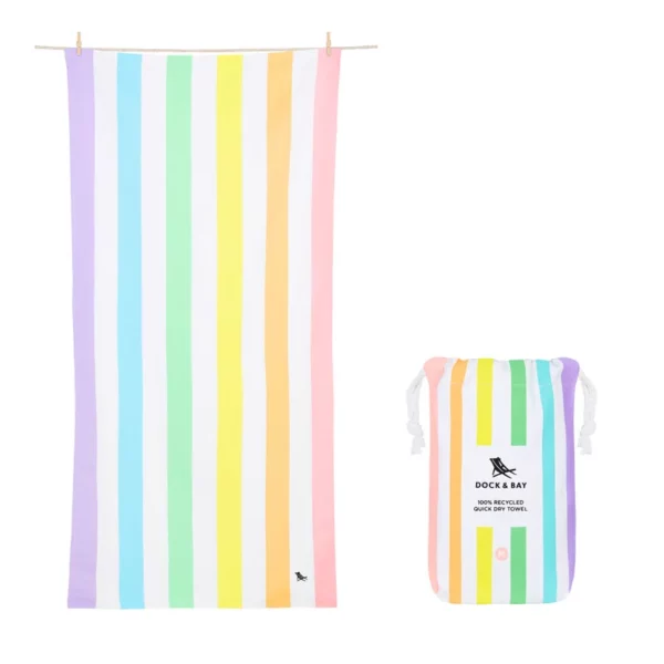 Beach towel KIDS M - Unicorn Waves