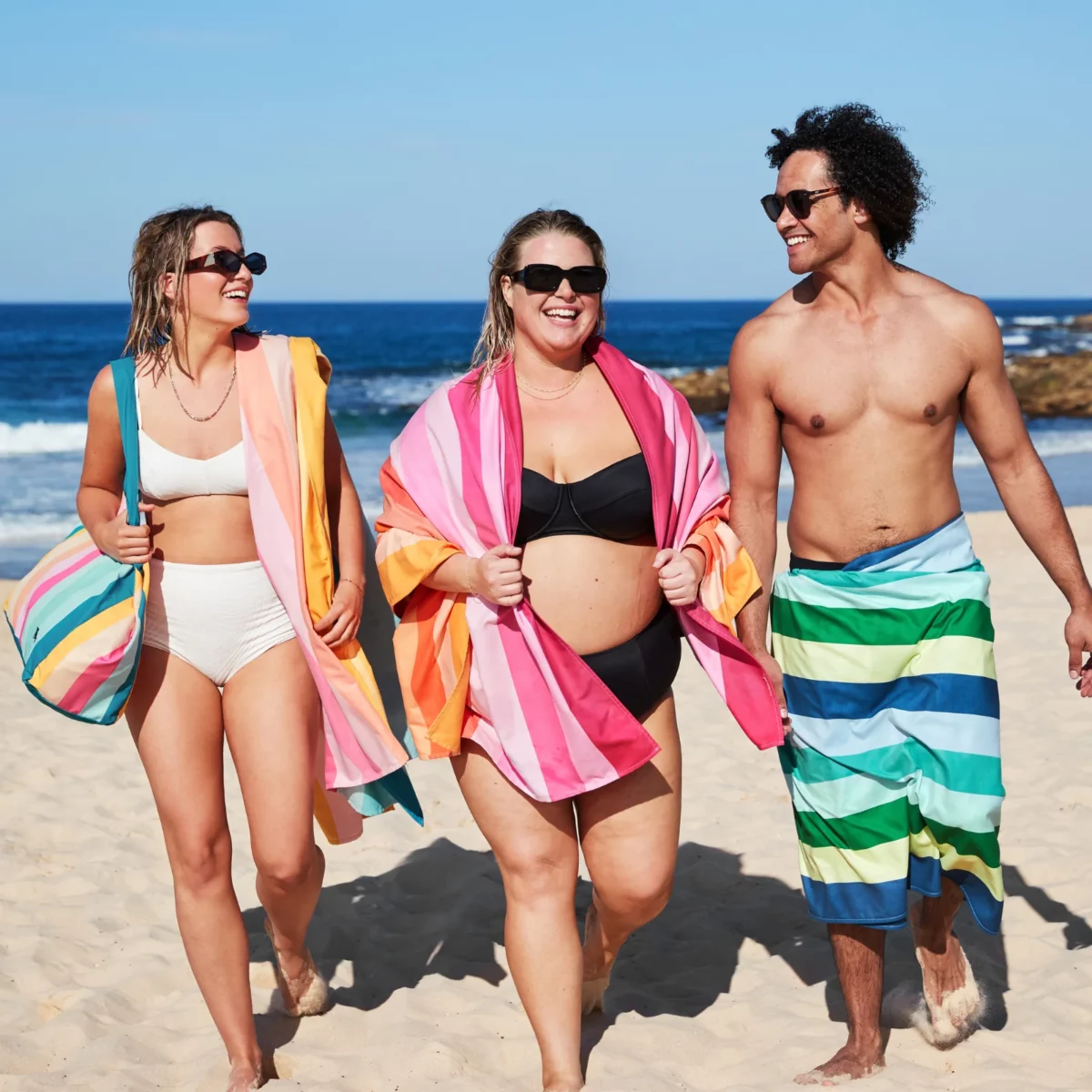 Serviette de plage Dock & Bay SUMMER XL Coastal Candy, vue détaillée 9 | One Horizon