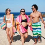 Serviette de plage Dock & Bay SUMMER XL Coastal Candy, vue détaillée 9 | One Horizon