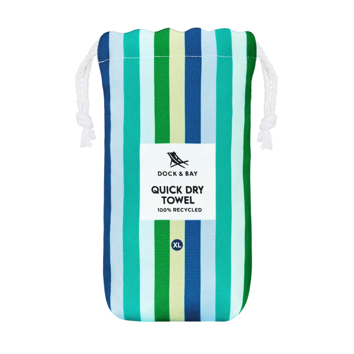Serviette de plage Dock & Bay SUMMER XL Cool Lagoon, vue détaillée 3 | One Horizon