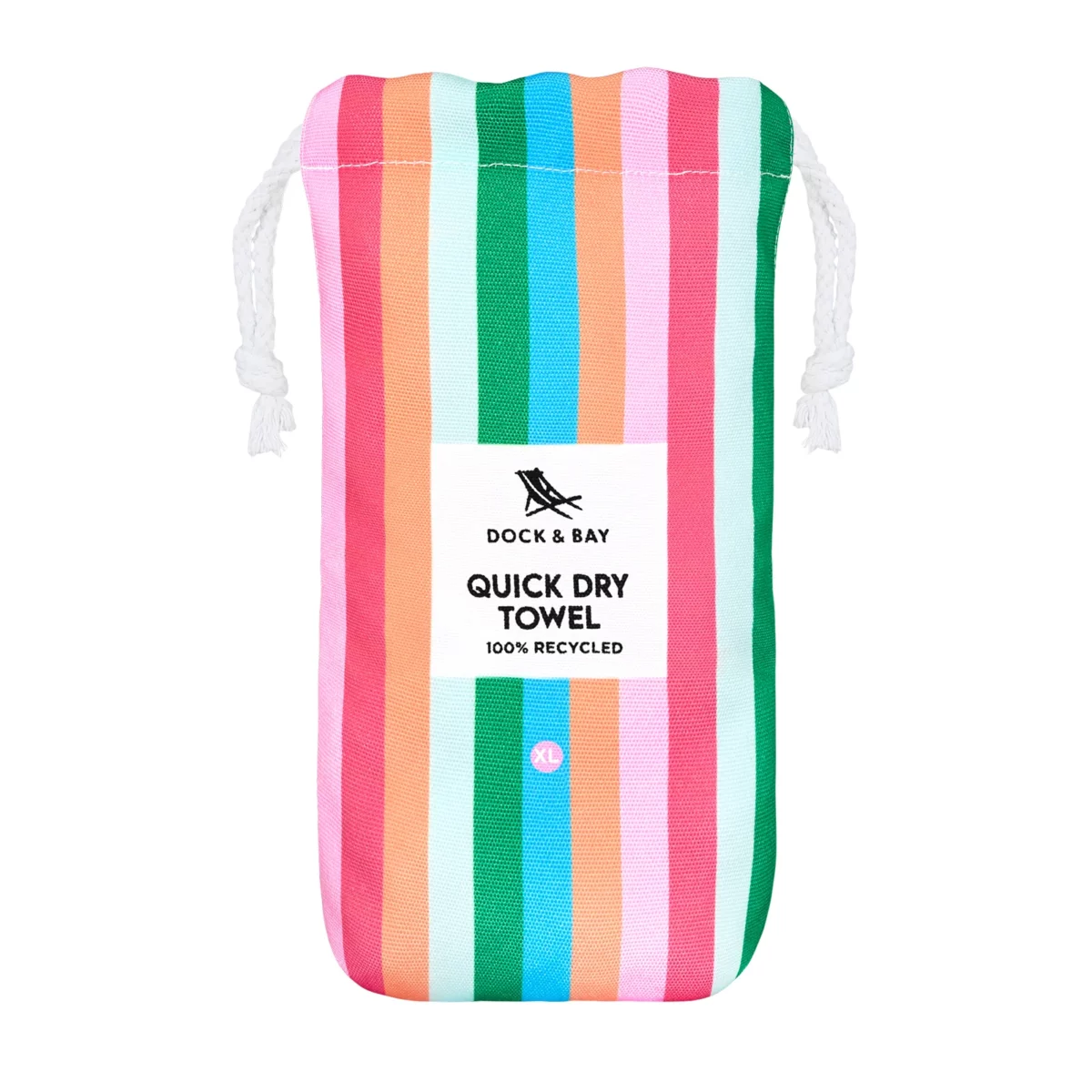 Serviette de plage Dock & Bay SUMMER XL Tutti Frutti, vue détaillée 3 | One Horizon