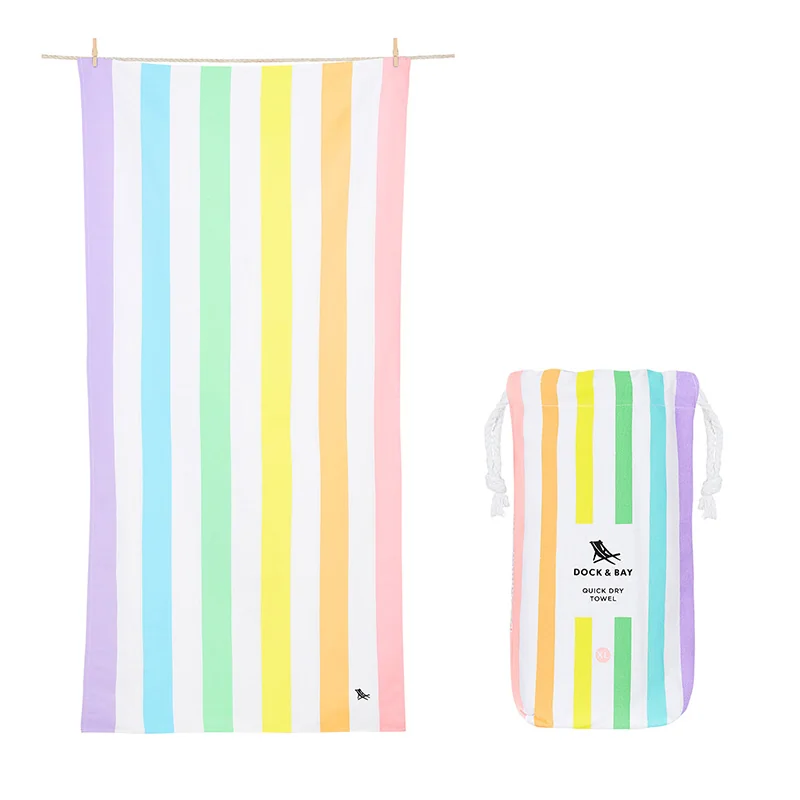 Serviette de plage Dock & Bay SUMMER XL Unicorn Waves, vue détaillée 10 | One Horizon