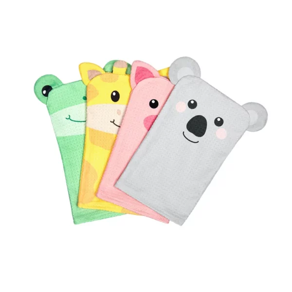 Dock & Bay Frog Washcloth, Close-up 2 | One Horizon