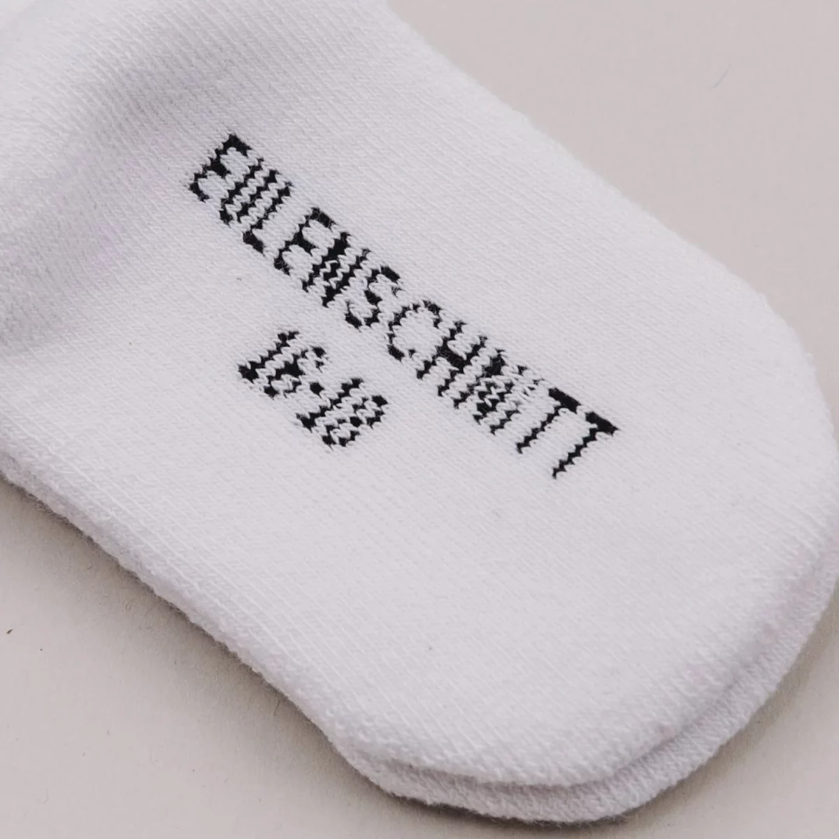 Baby socks heart black