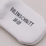 Baby socks heart black