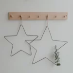 Couronne métallique étoile (set de 2)