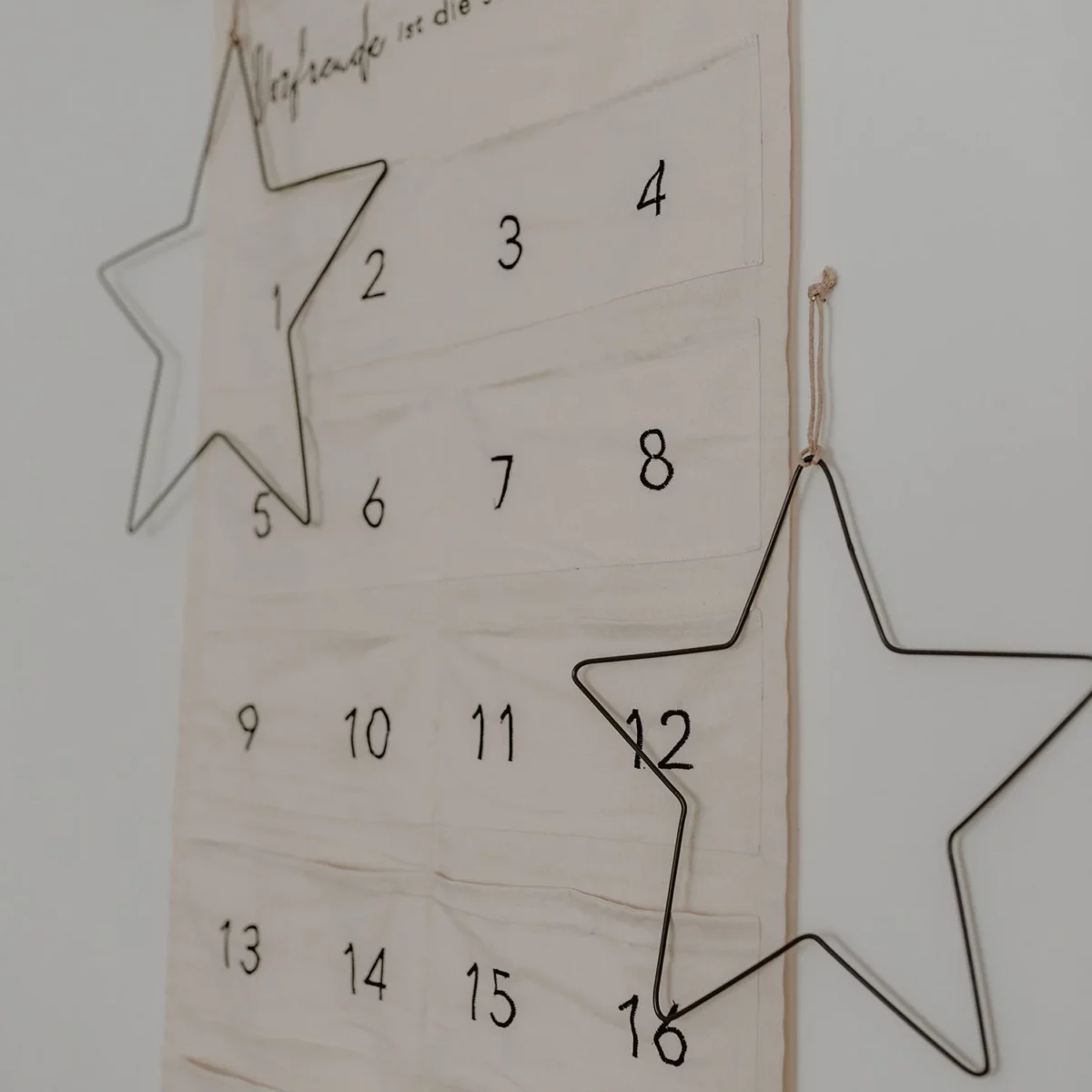 Couronne métallique étoile (set de 2)