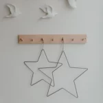 Couronne métallique étoile (set de 2)