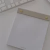 Refillable heart notepad