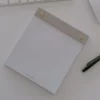 Refillable heart notepad
