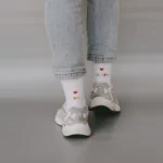 Eulenschnitt "Be Happy" Socks, Size S (35-38), Detail View 3 | One Horizon
