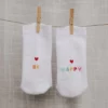 Eulenschnitt Socken be happy S (35-38), Detailansicht 4 | One Horizon
