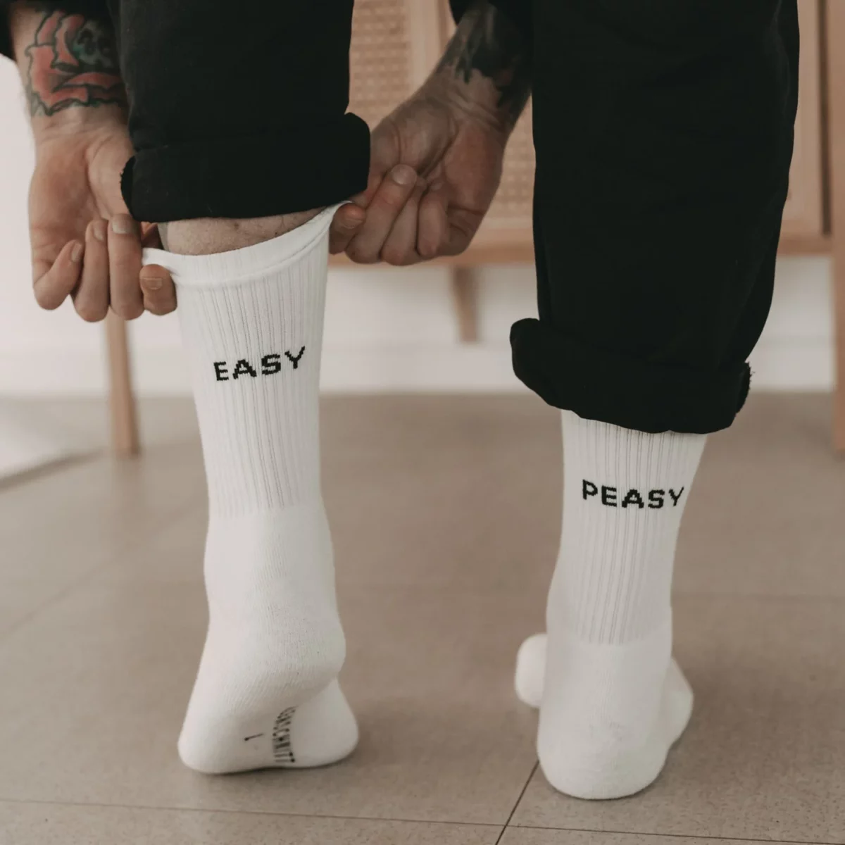 Eulenschnitt Socken Easy Peasy S (35-38), Detailansicht 2 | One Horizon