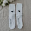 Eulenschnitt Socken Herz L (43-46), Detailansicht 3 | One Horizon