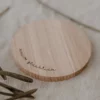 Oak coasters - happy all round