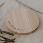 Dessous de verre en chêne - le bonheur total