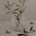 Eulenschnitt Vase en verre moyen Coeur | One Horizon