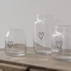 Eulenschnitt Medium Glass Vase with Heart, Detail View 6 | One Horizon