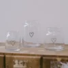 Eulenschnitt Medium Glass Vase with Heart, Close-up 14 | One Horizon
