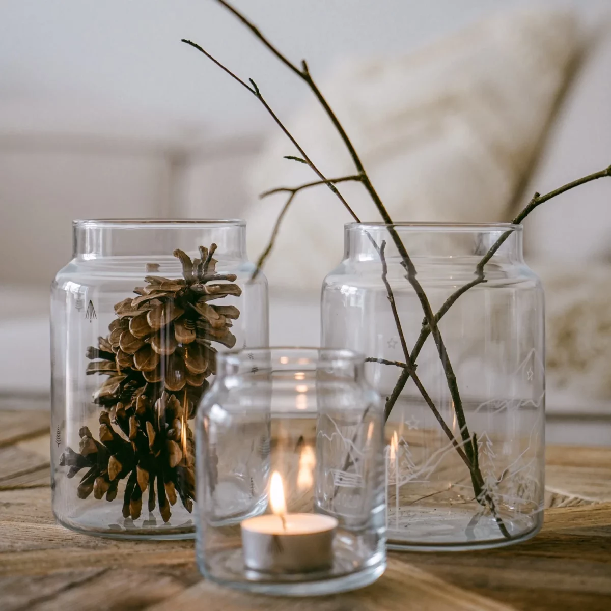 Glass Vase "Fir"