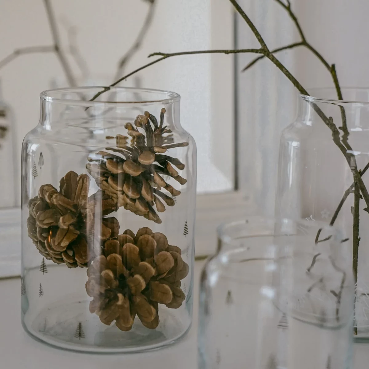 Glass Vase "Fir"