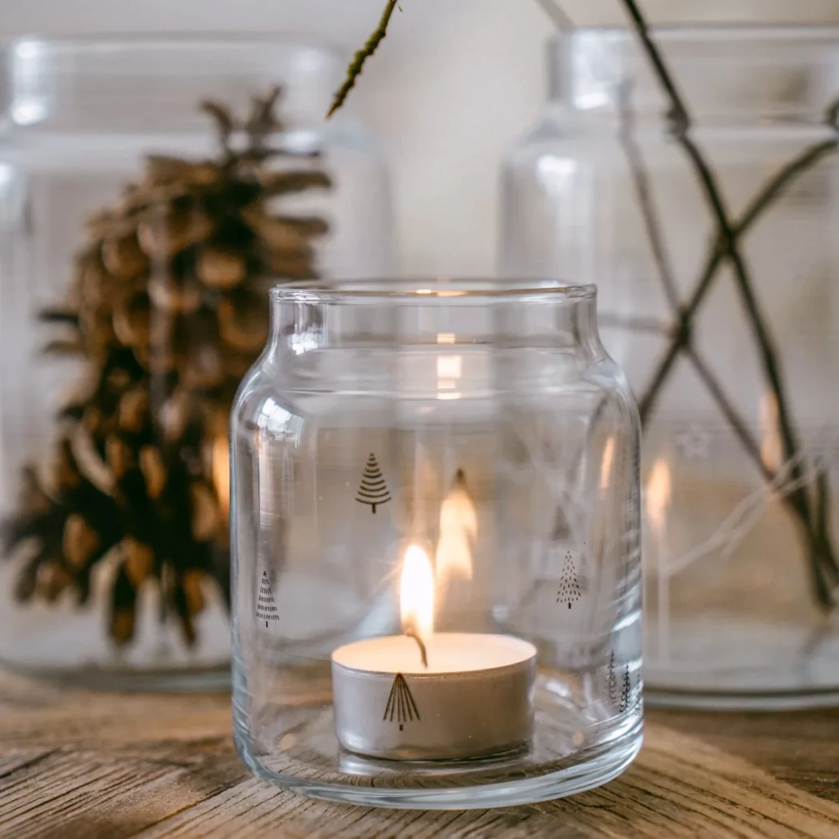 Glass Vase "Fir"