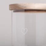 Eulenschnitt Vorratsglas Herz 13 cm, Detailansicht 3 | One Horizon